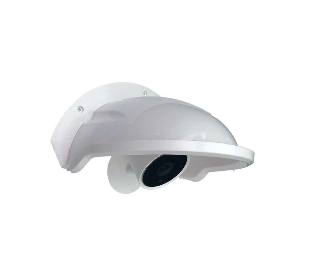 Sunshade Rainshade Protector Cover Shield for Outdoor Security Camera-WHITE