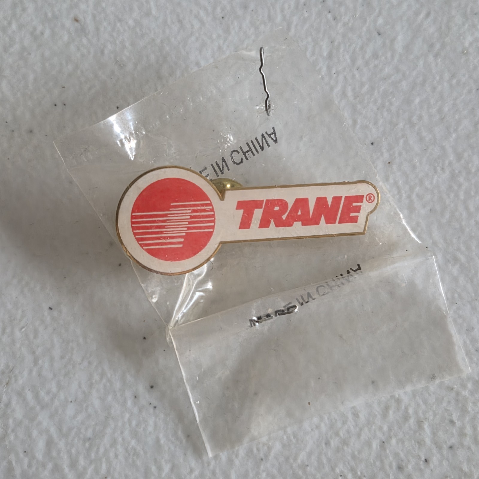 VINTAGE TRANE HVAC MANUFACTURING LAPEL PIN mt1