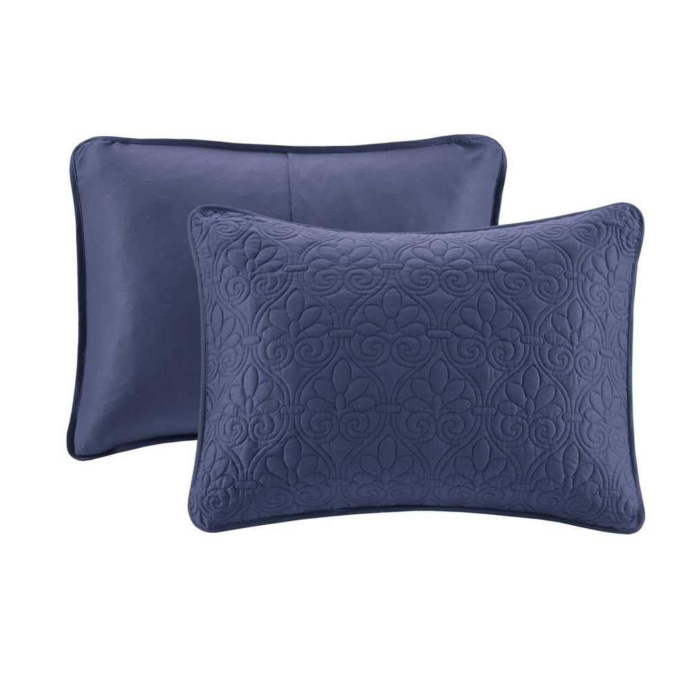 Reversible Queen Bedspread Set 3 Piece Quilted Microfiber Cotton Bedding