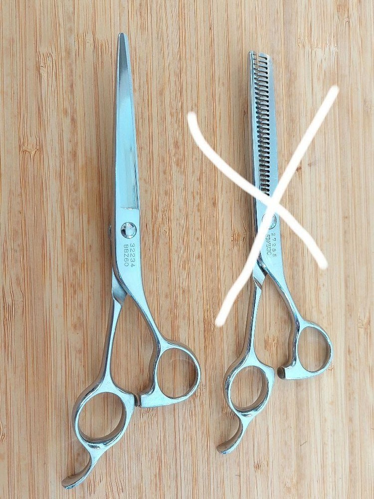 Bugeishisa BBZ60 Professional Cutting Scissors 6" Single Blade Offset Handle