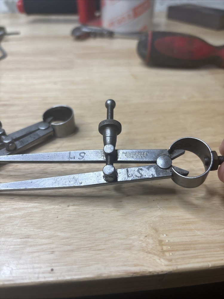 The Lufkin Rule Co., Spring Jointed, Inside Calipers, Precision Measuring Tools