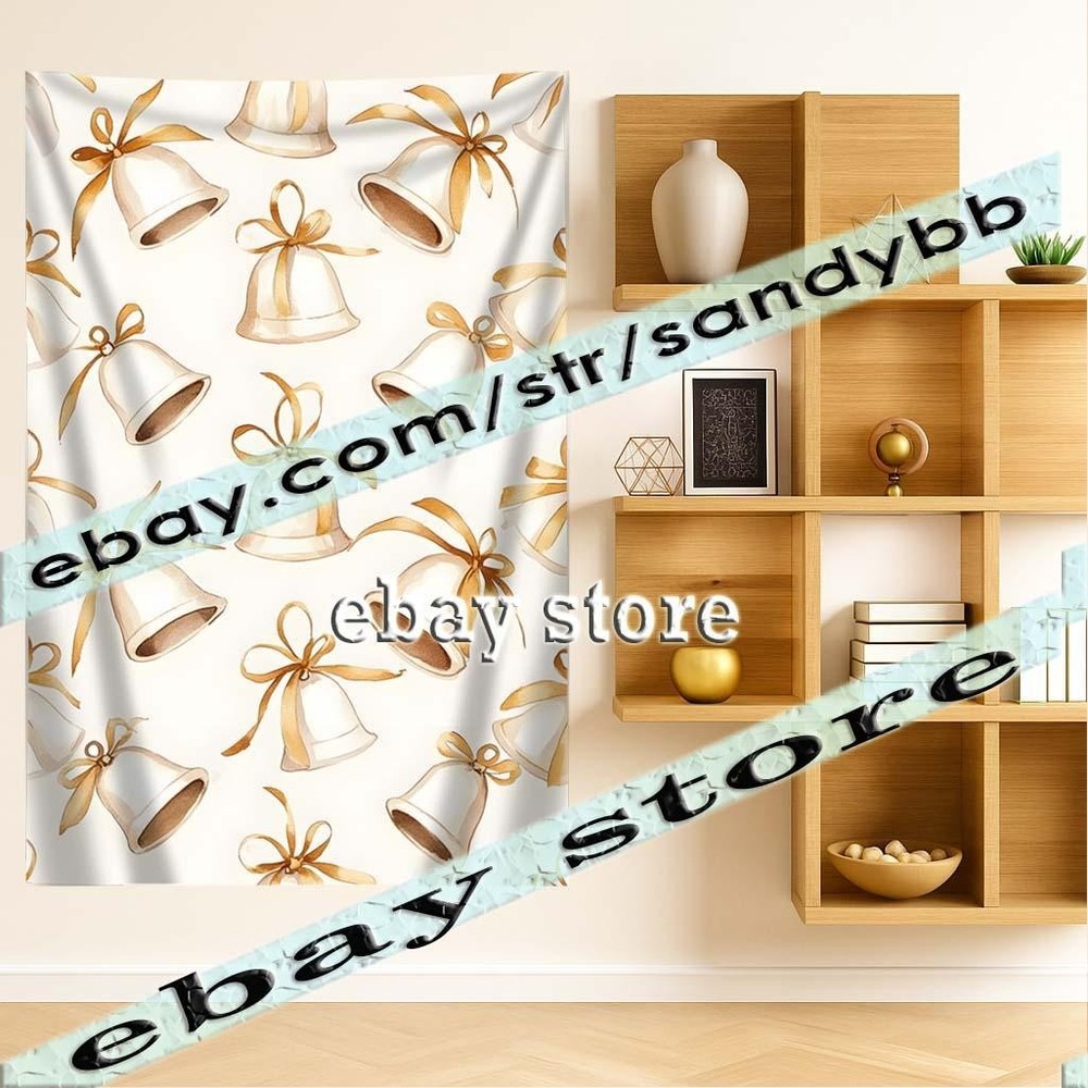 Present Pattern Neutral simple festive subtle tapestry 39X59 in