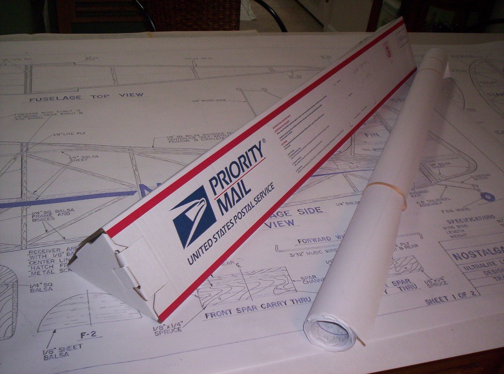 74 inch RCM Pacific Ace Oldtimer RC Balsa AIrplane Printed Plans