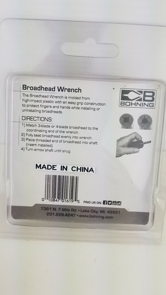 (2) Bohning Broadhead Wrench