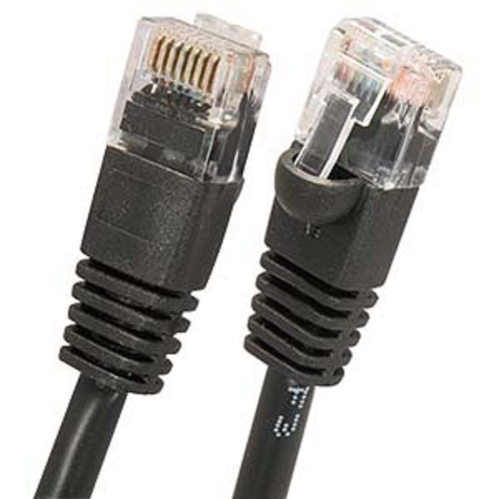 40Ft Cat5E Molded Snagless Network Lan Ethernet Internet Patch Cable Black