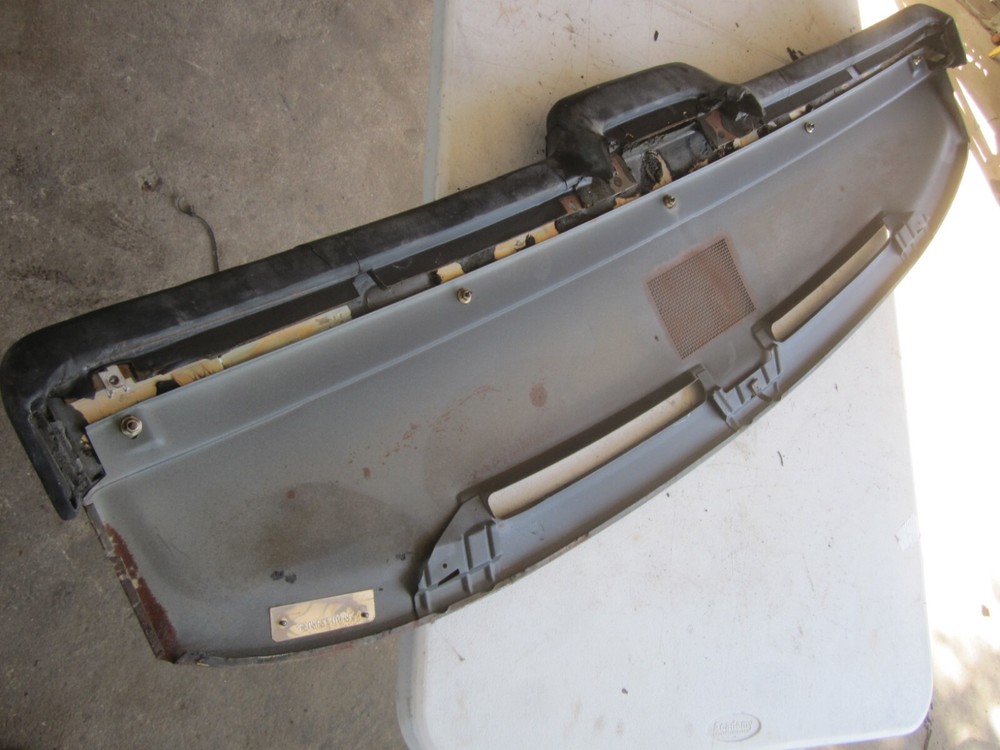 71 MUSTANG DASH BOARD METAL PANEL WITH CORE PAD OEM