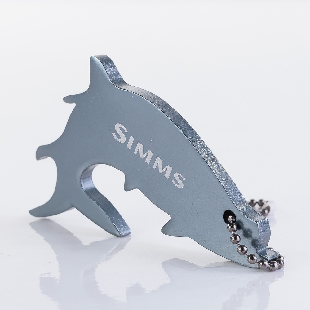 Simms Thirsty Tarpon Key Chain - Blue