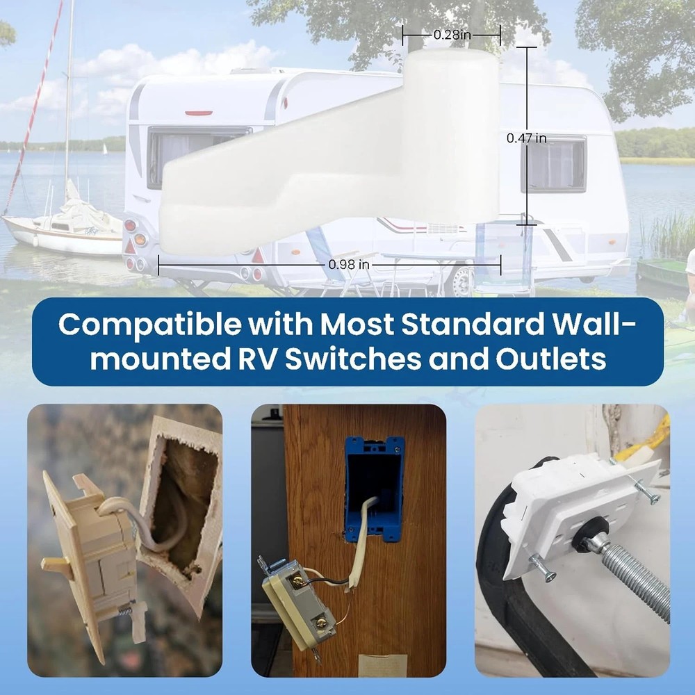 14 Pack Switch Socket Mounting Claws Plastic Outlet Mounting Tabs for Most Stand