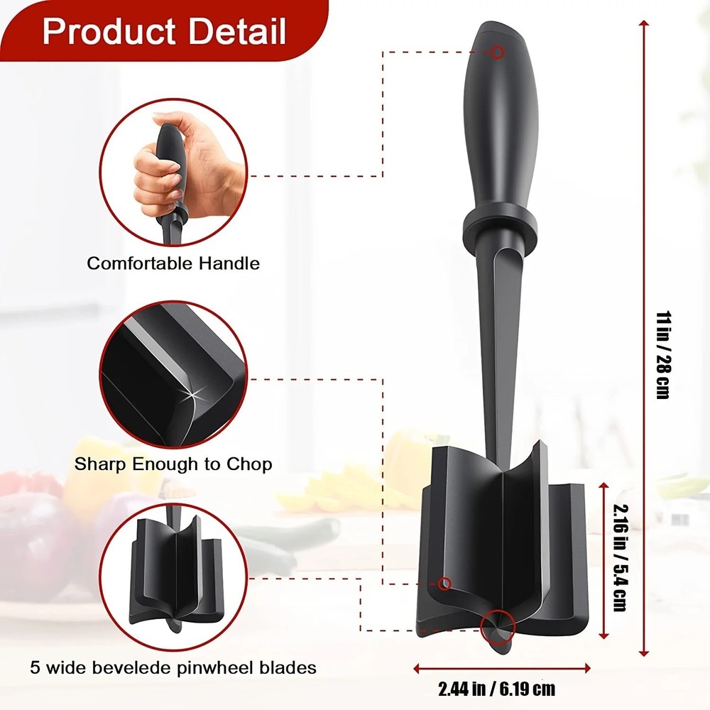 1pc Meat and Vegetable Chopper, Hamburger Chopper