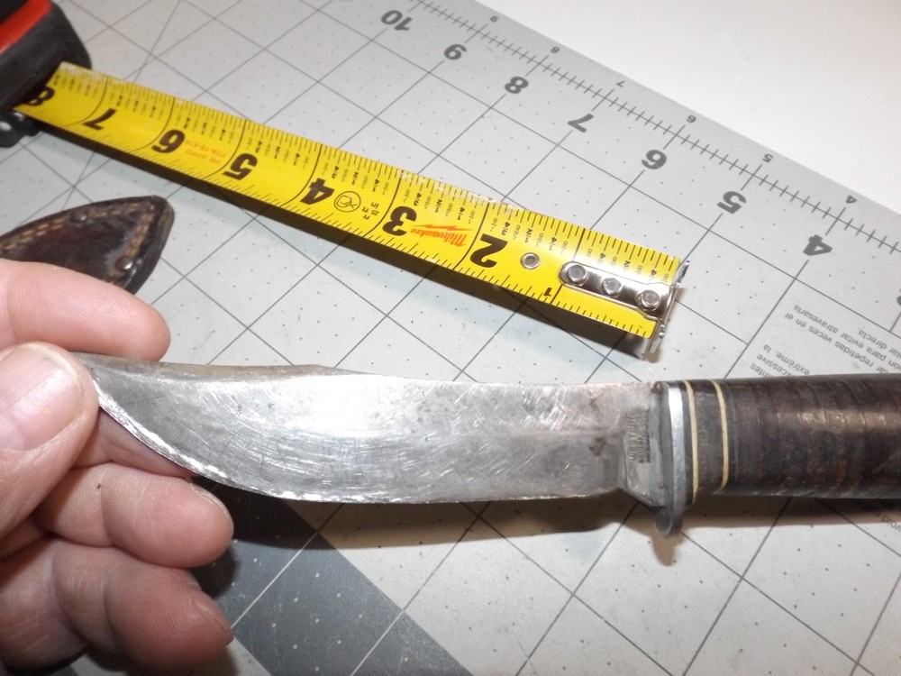Vintage Western Boulder Fixed Blade Knife