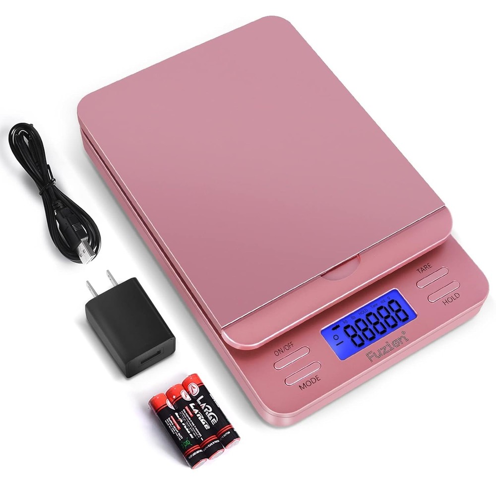 Versatile Package Scale with 5 Units - 86 lb Capacity, Tare & Hold Features