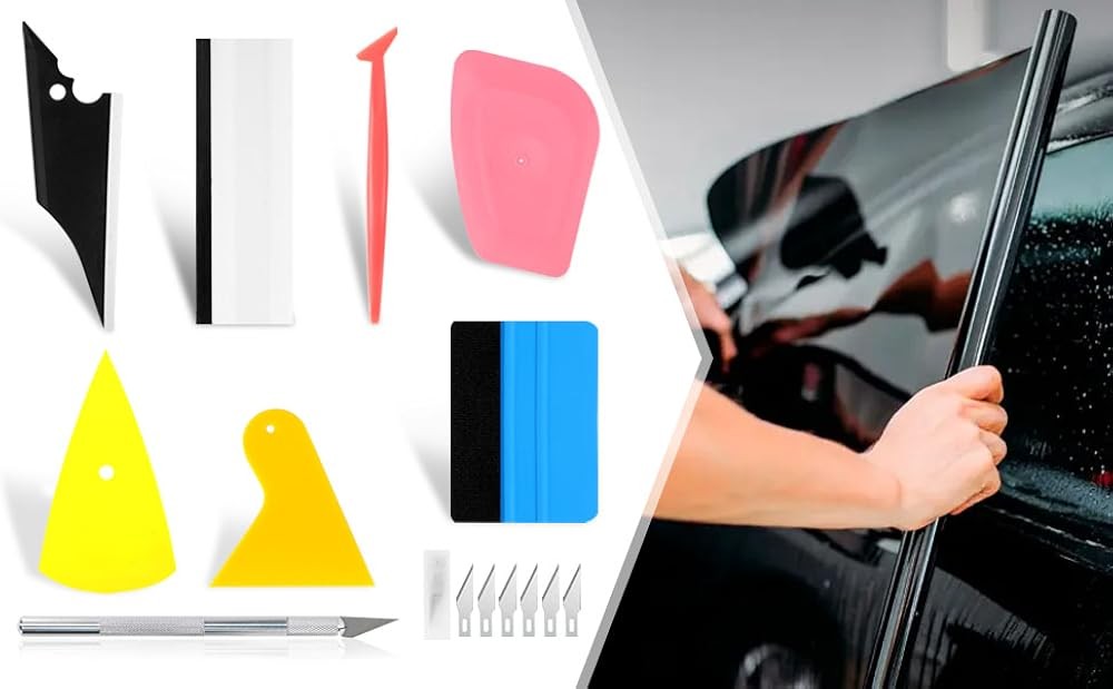 Car Window Tint Tools Kit, Profal Vinyl Wrap Tool,