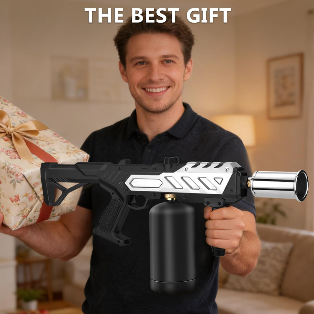 Powerful Propane Torch with Detachable Design, Adjustable Flame Kitchen Blow Tor