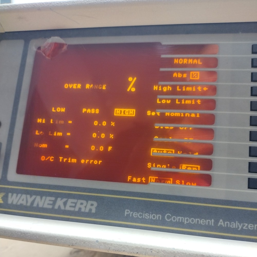 Wayne Kerr 6425 Precision Component Analyzer w/ Power Cord - See Display - USED