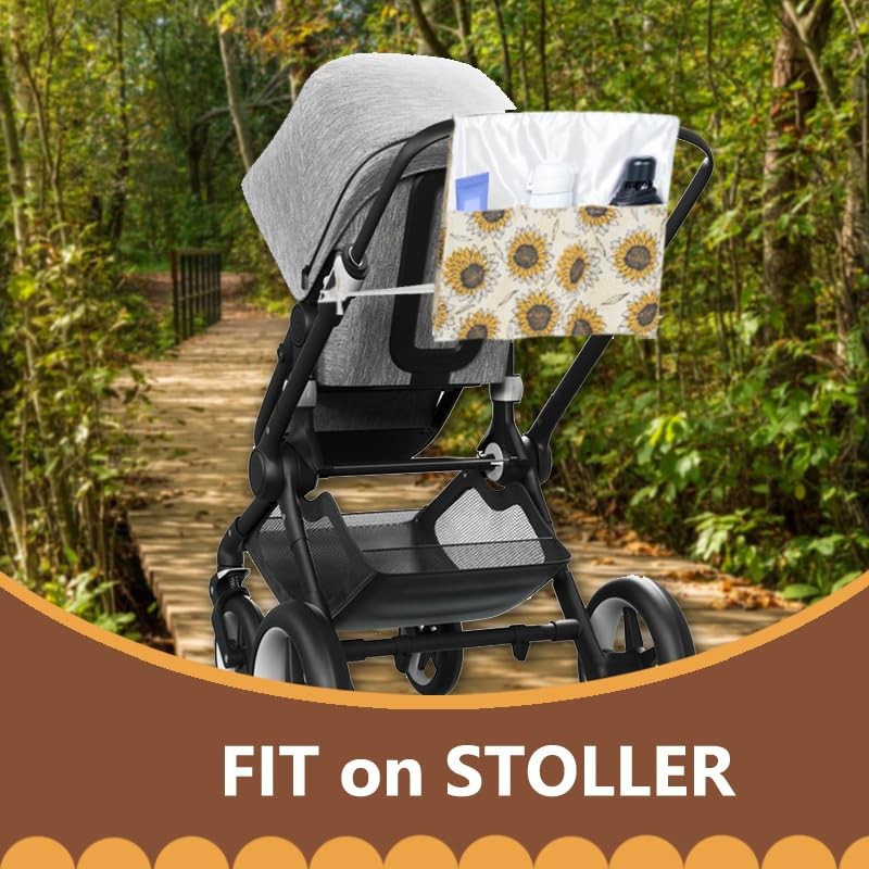 Walker Bag, Double-Sided Walker Basket for Folding Walker, Multi Pockets Walk...