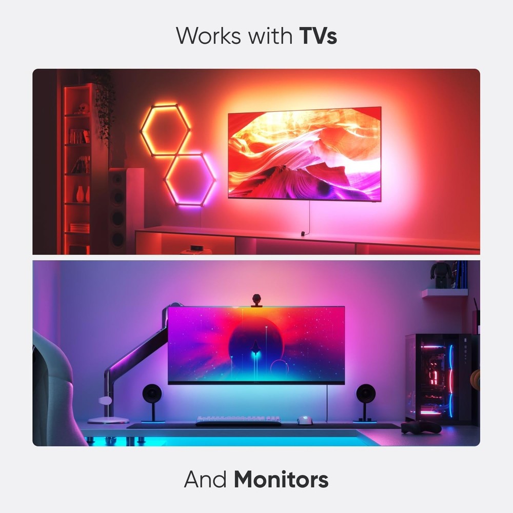 Nanoleaf 4D - TV LED Backlight with Camera, Sync to Multicolor