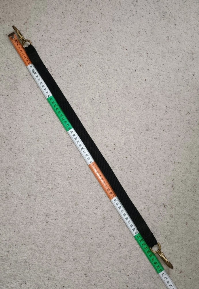Military Strap With Brass Hooks