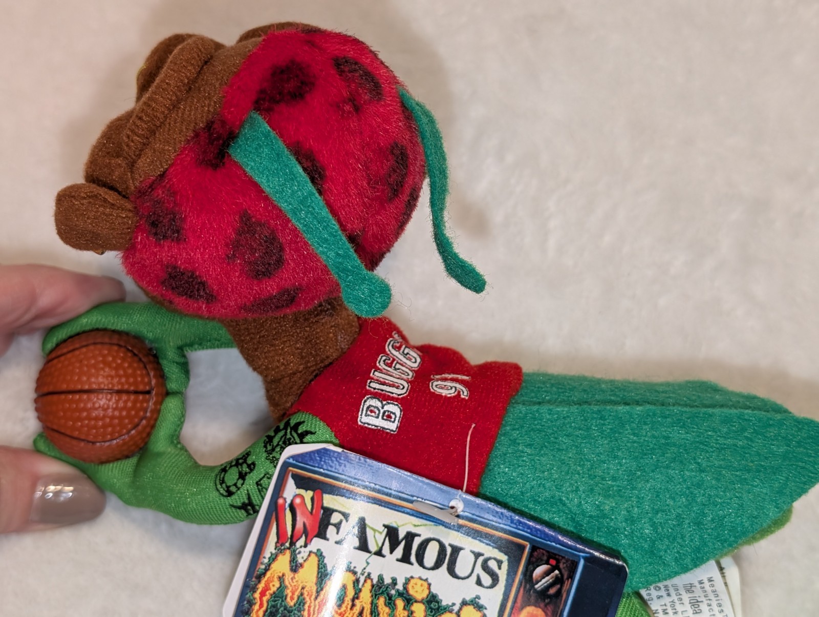 Vintage 90s Meanies Plush Lot Of 8- Infamous Series MADONNA Clinton HOWARD STERN