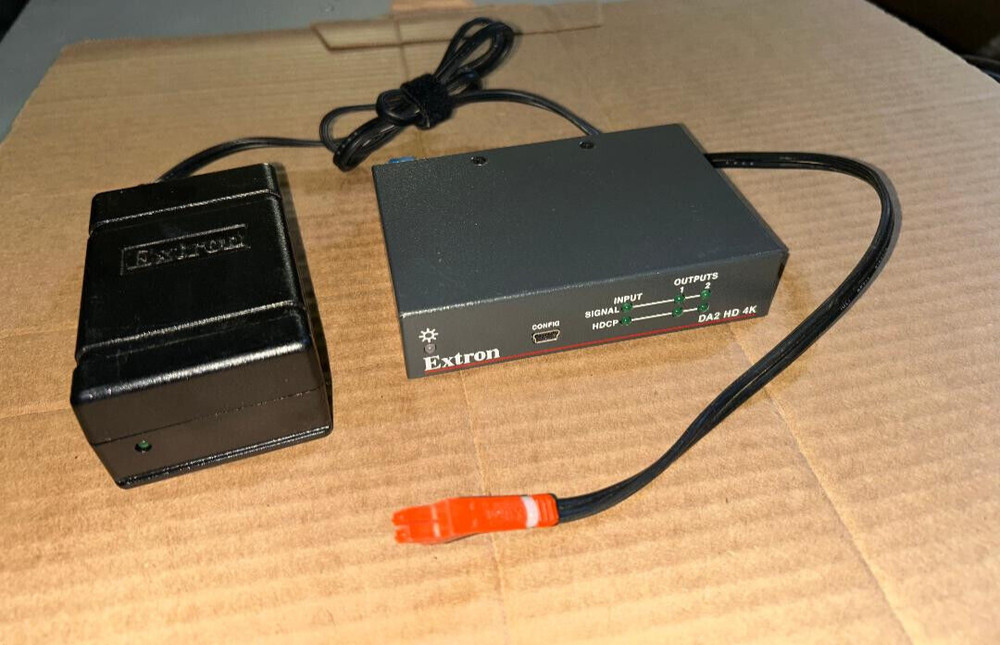 Extron DA2 HD 4K HDMI Distribution Amplifier With Adapter
