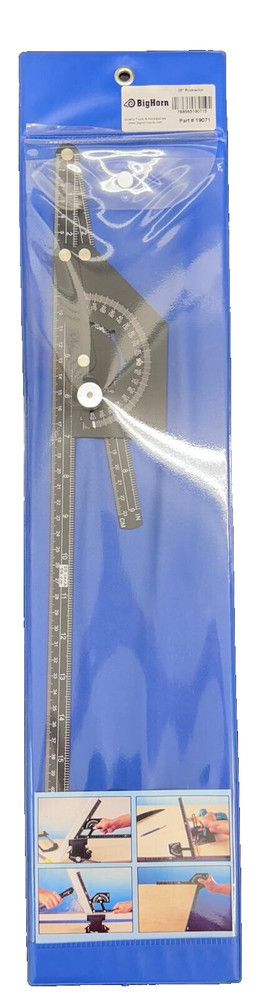 20" Protractor for Wood Working (Big Horn 19071)