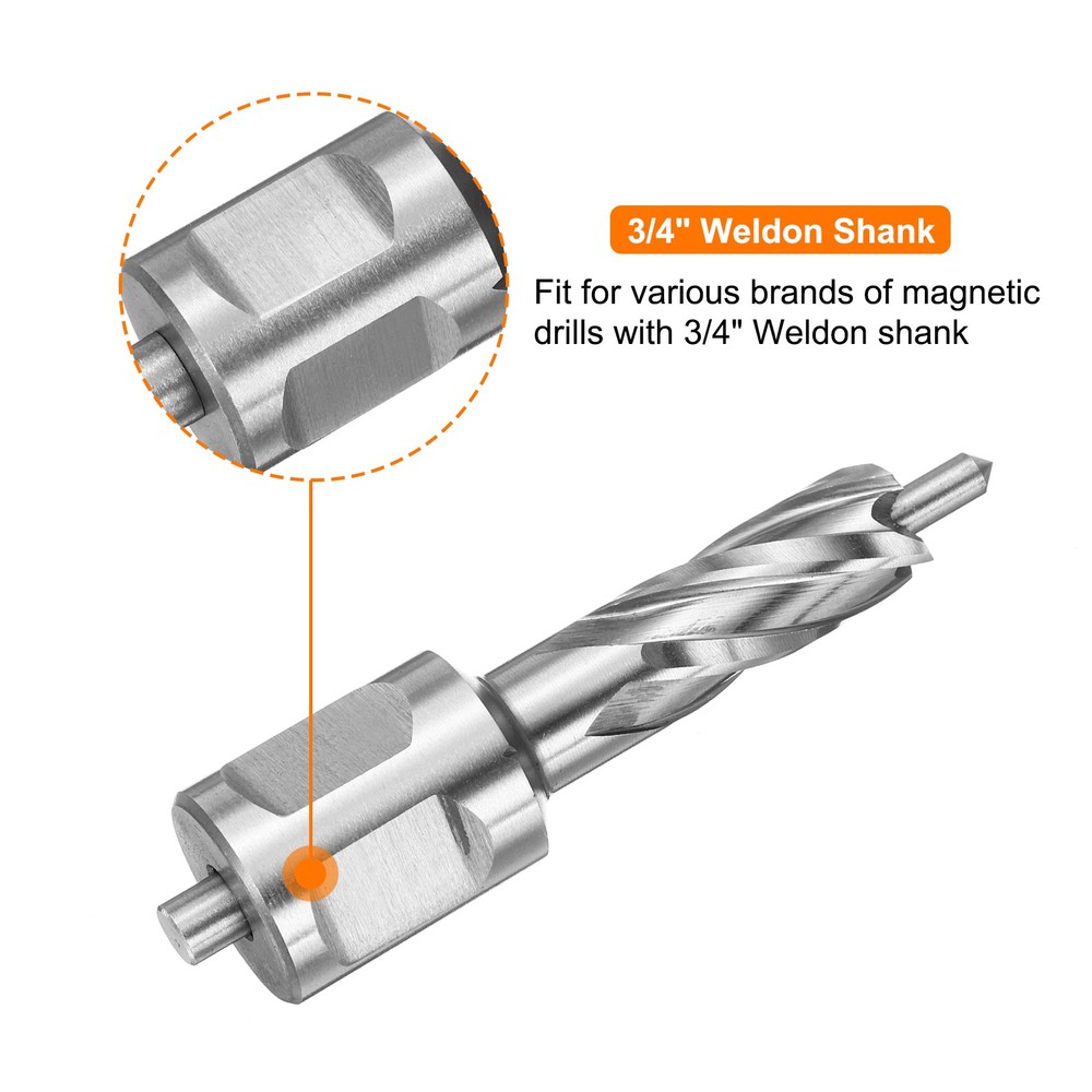 Annular Cutter 7/16" Cutting Diameter * 1" Depth Shank 3/4"