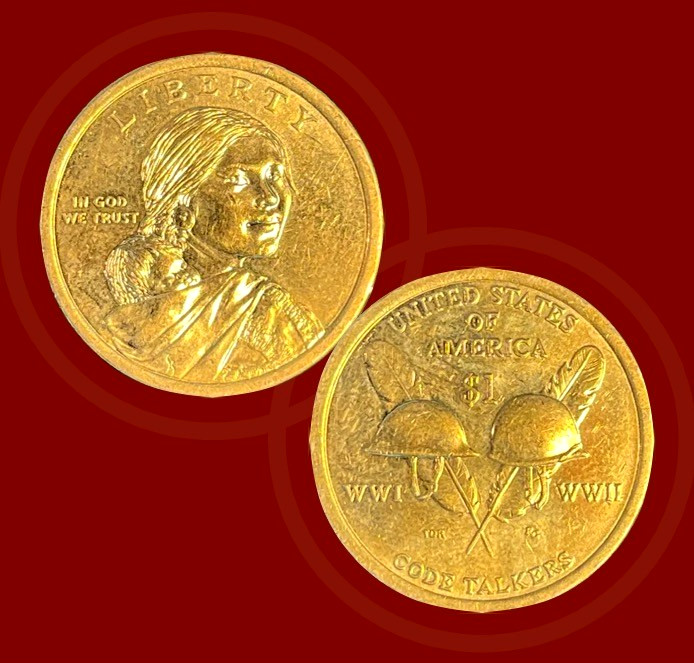 2016 D Sacagawea Native American Code Talkers Great Condition NIFC