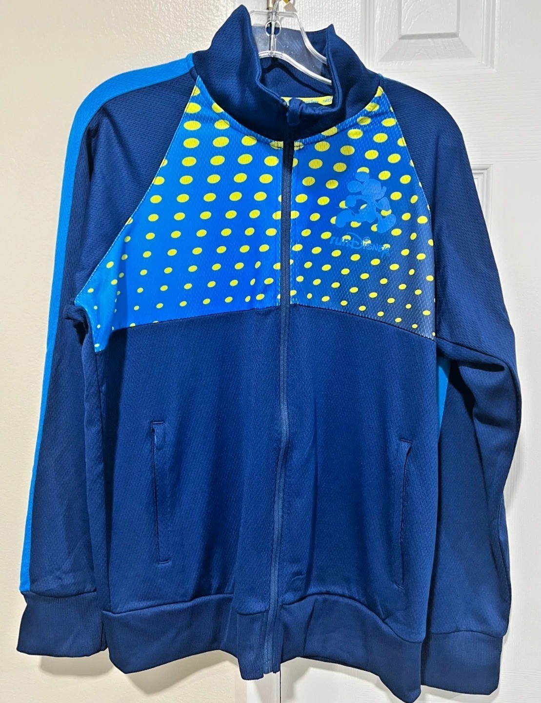 Run Disney Zipped-Up Track Jacket Size: L