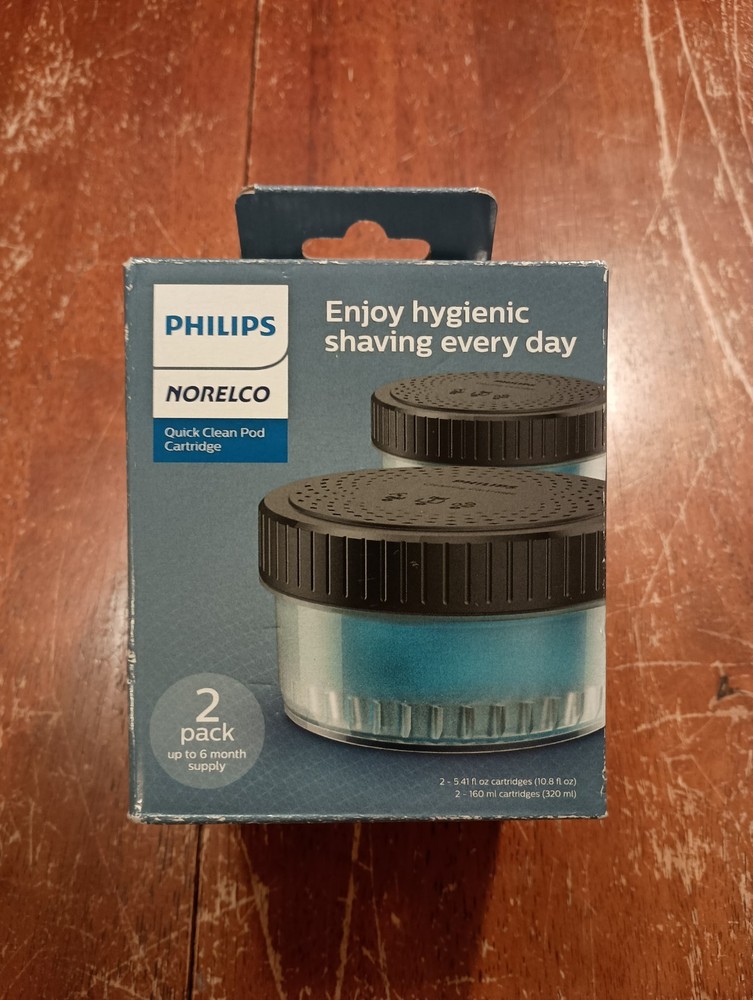 Philips Norelco Quick Clean Pod Cartridges (2 Pack)