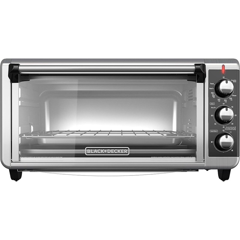 Convection Toaster Oven W/ Timer Adjustable Rack Ideal Baking Toasting New