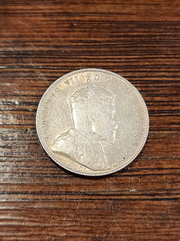 1902H Canada 10 Cents Silver Coin