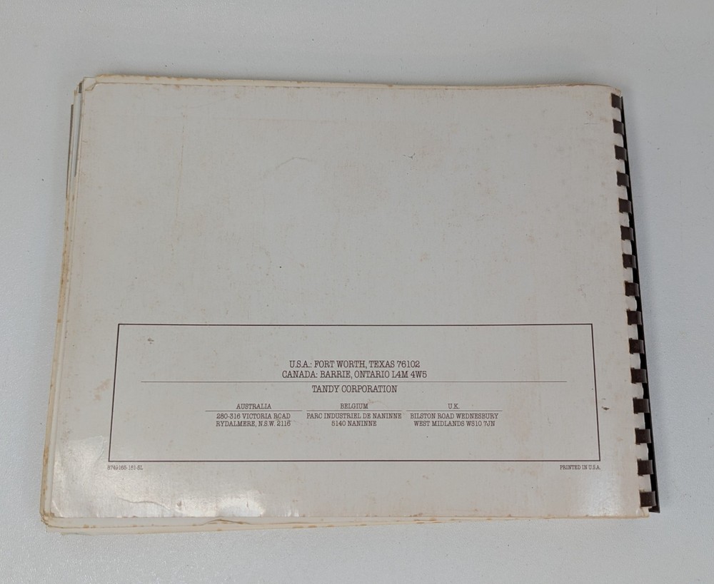 Business Programs for TRS-80 Model I/III And Getting Started With TRS-80 Basic