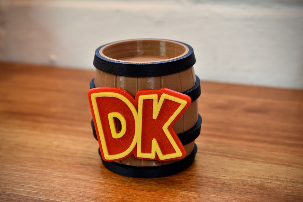 Donkey Kong Inspired Amiibo Display Stand - 3D Printed