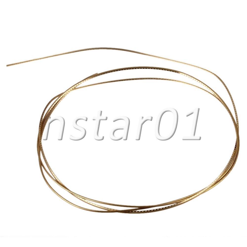 Classical 0.2cm Width Brass Guitar Fretwire Gold