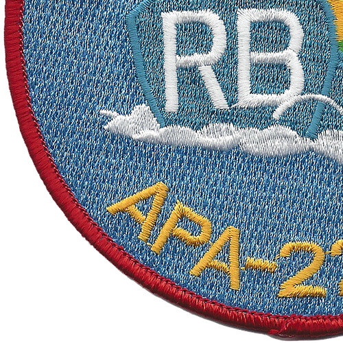 USS Rockbridge APA-228 Attack Transport Ship Patch