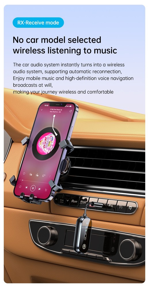 Bluetooth-Compatible 5.4 Audio Adapter Bluetooth-Compatible Receive Send 2-in-1