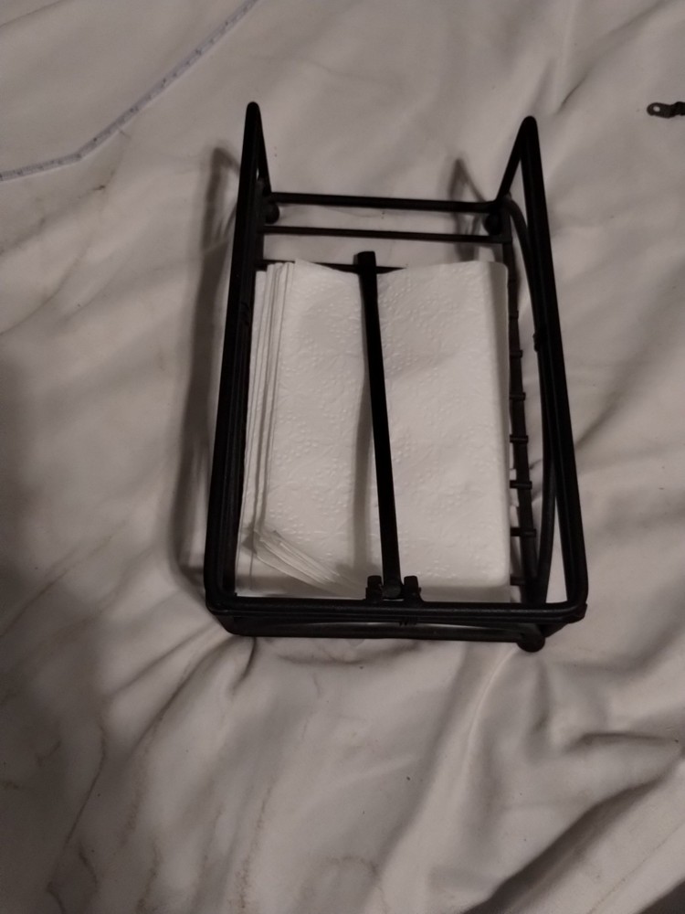Rustic Metal Napkin Holder