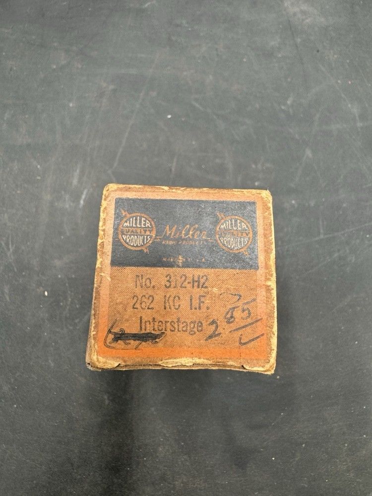 Miller 312-H2 Universal Interstage Input  IF Transformer 262kHz