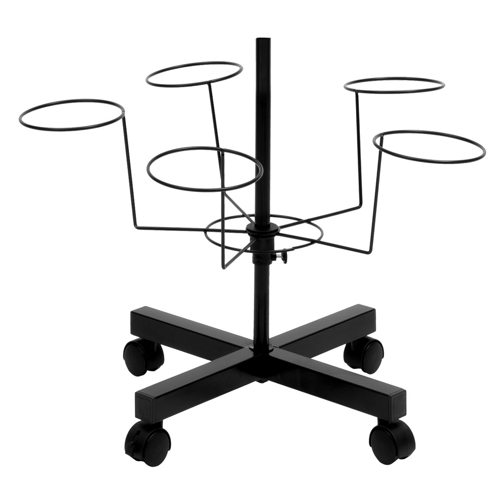 7-Layer Hats Cap Rotating Hanger Rack Height Adjustable Coat Hat Display Stand