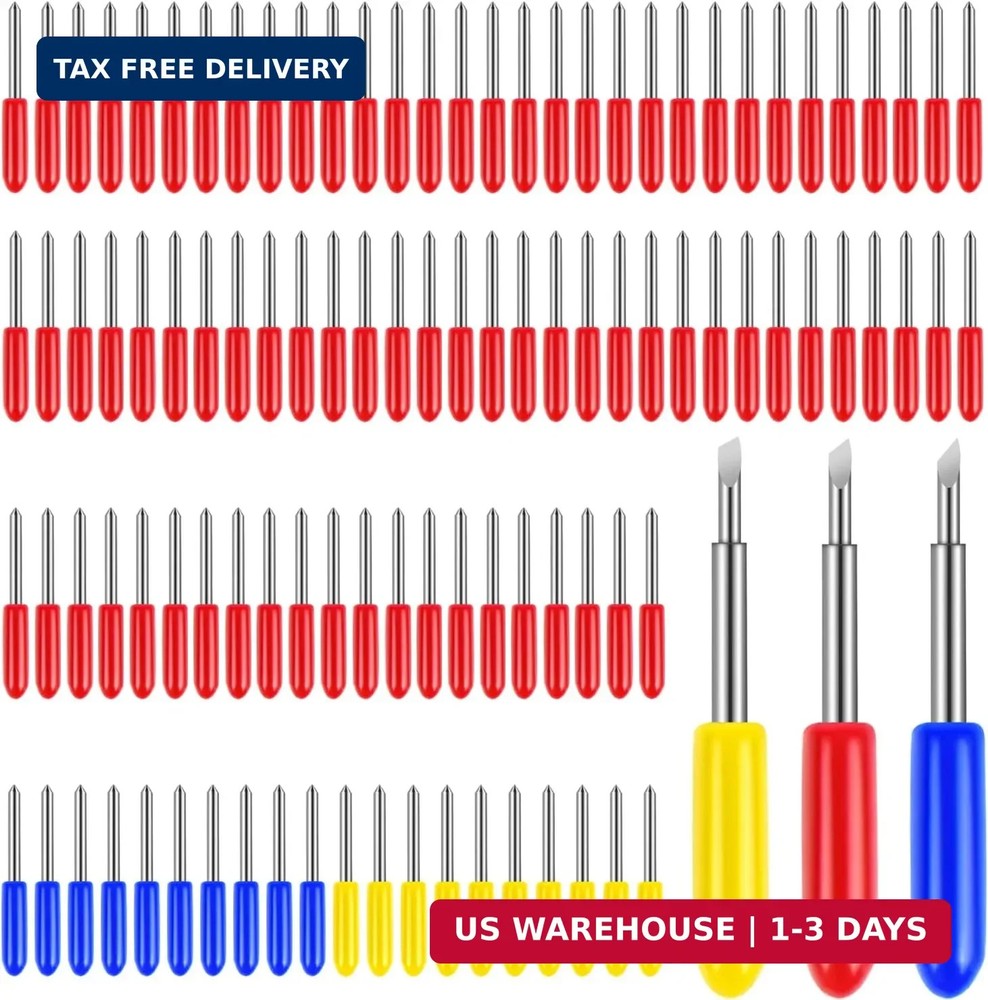 100 Pcs Replacement Blades Compatible with Explore Air 2/Air 3 /Maker/Maker 3/4