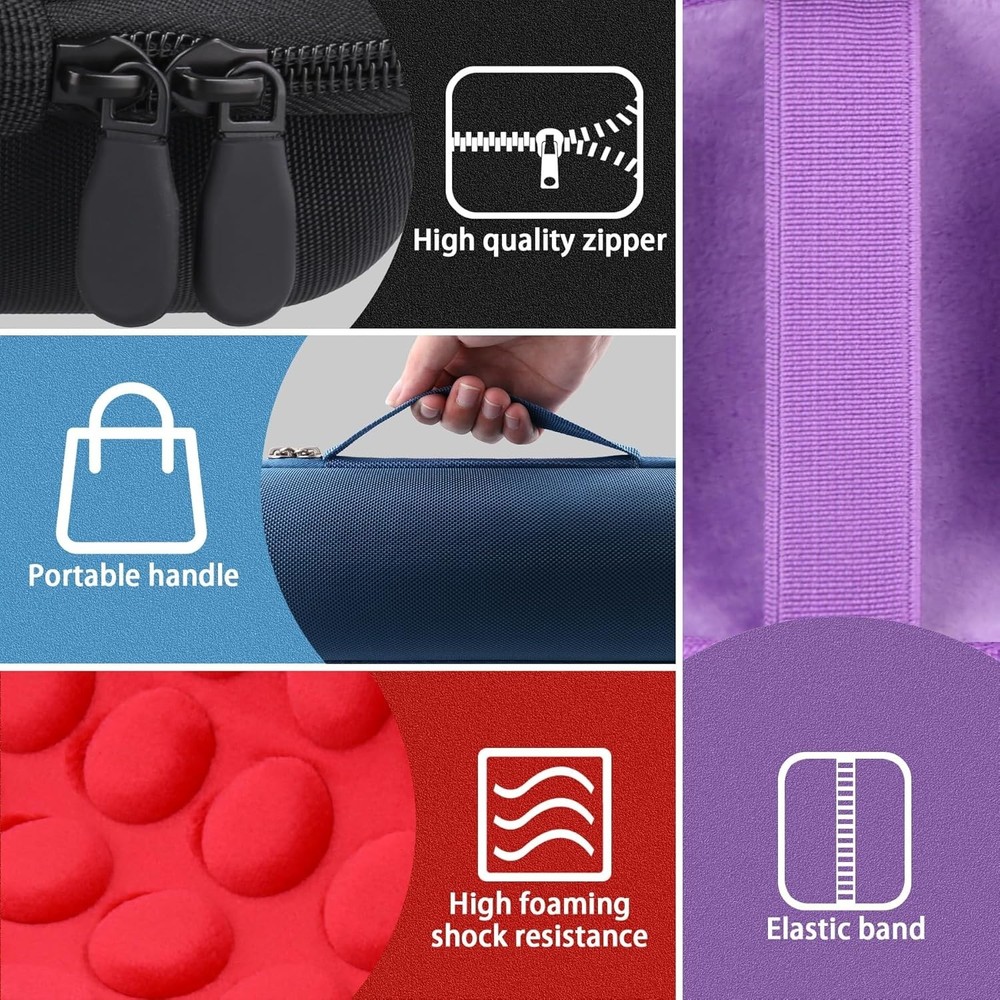 Khanka JBL Flip 7/Flip 6 Waterproof Portable Bluetooth Speaker Protective Case,