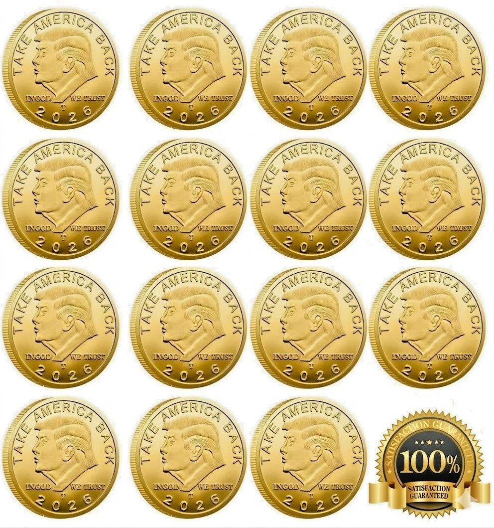 15 x 2026 President Donald Trump Commemorative Coin Take America Back Metal Coin