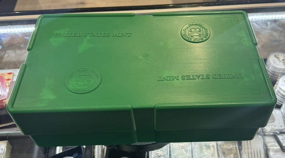 EMPTY GREEN MONSTER BOX With SILVER EAGLE Empty COINS OR ROLLS Replacement