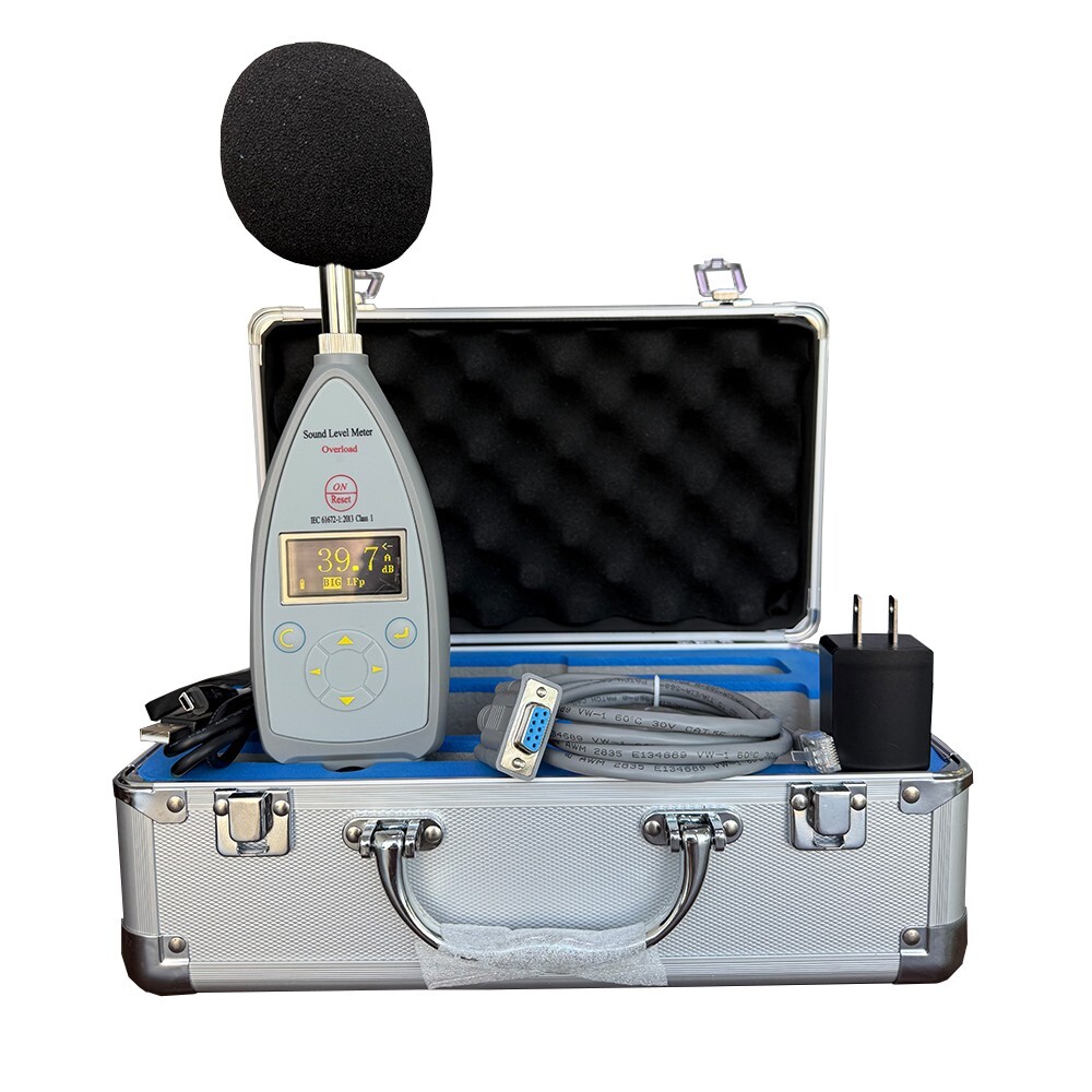 Type 1 Sound Level Meter Noise Meter with Integrating Function 8000 Groups Data