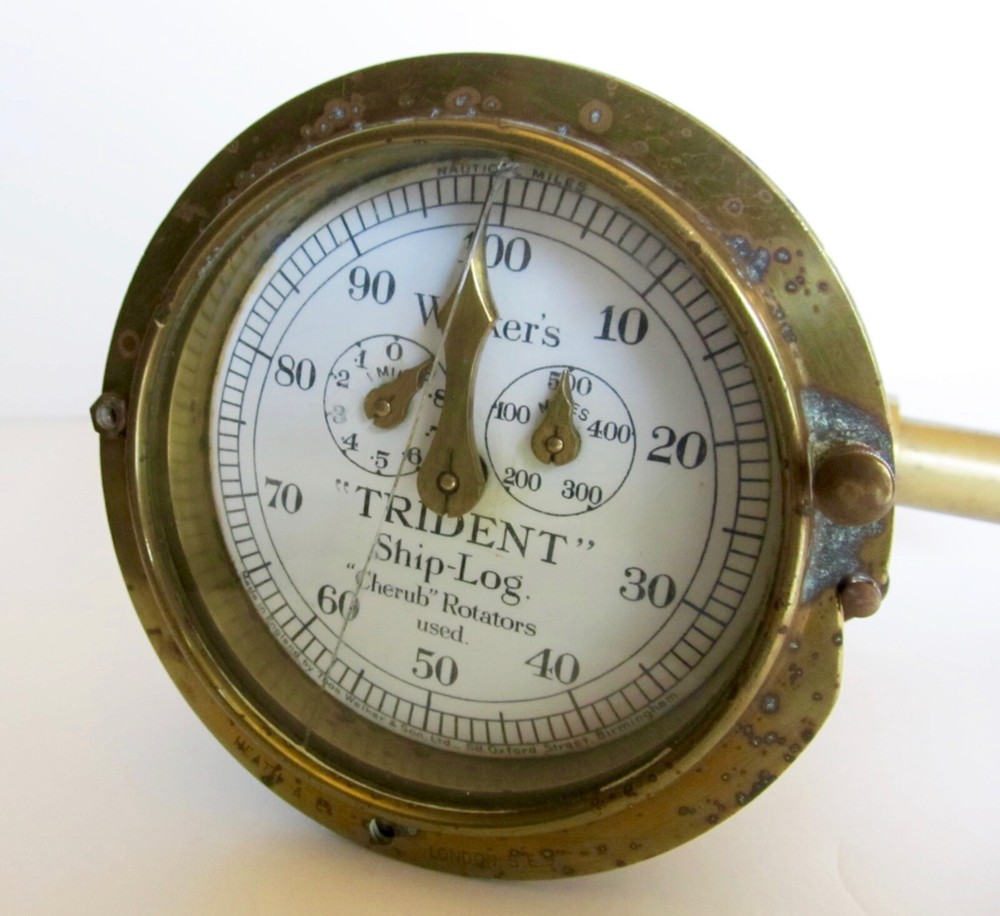 Walker's Trident Ship Log Cherub Rotators Used by Thomas Walker & Son Ltd