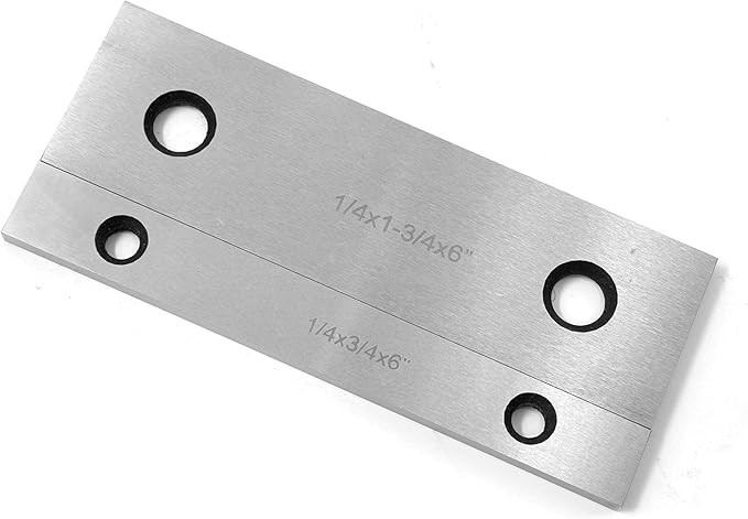 18pcs Machinist Thin Parallel Bars 1/4"x6" Straightedge Bar Blocks Milling Work