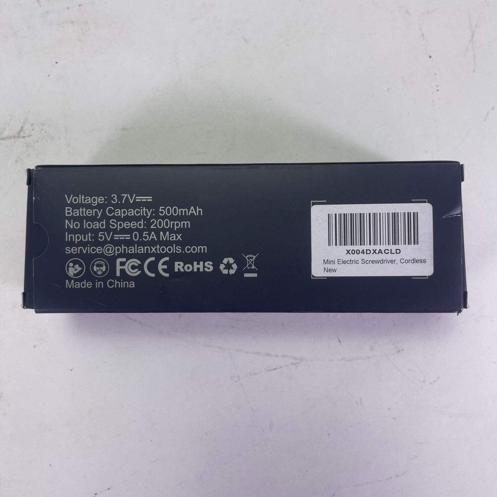 New Phalanx Precision Electric Screwdriver PSD E3 MAX BLACK