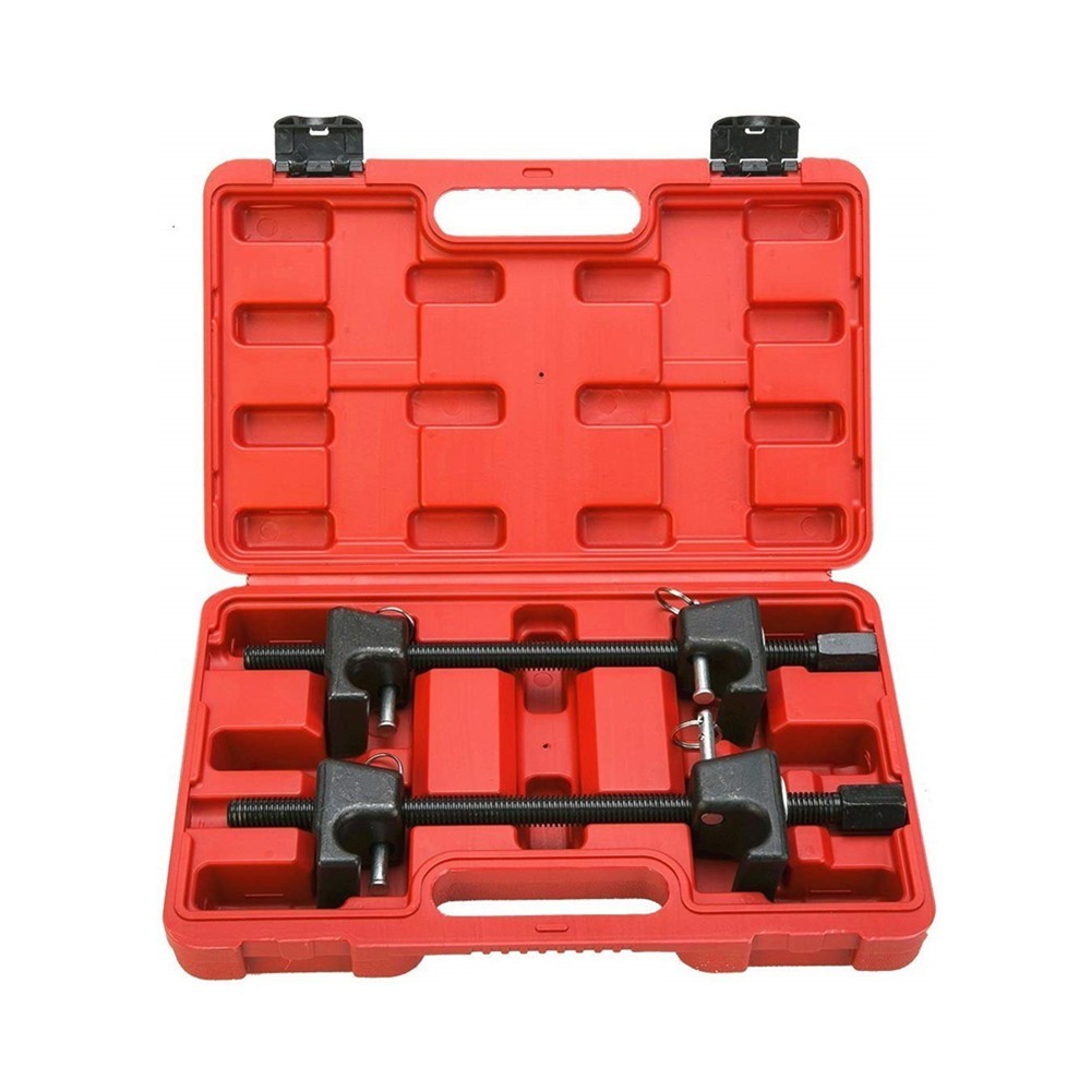 Heavy Duty Coil Spring Compressor Safety Lock Brackets Strut Shock Remover