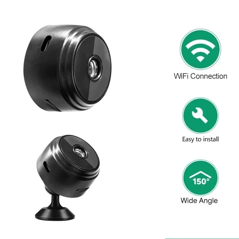 Mini Wireless Record Camera WiFi IP Home Security DVR Night Vision HD USB 1080P