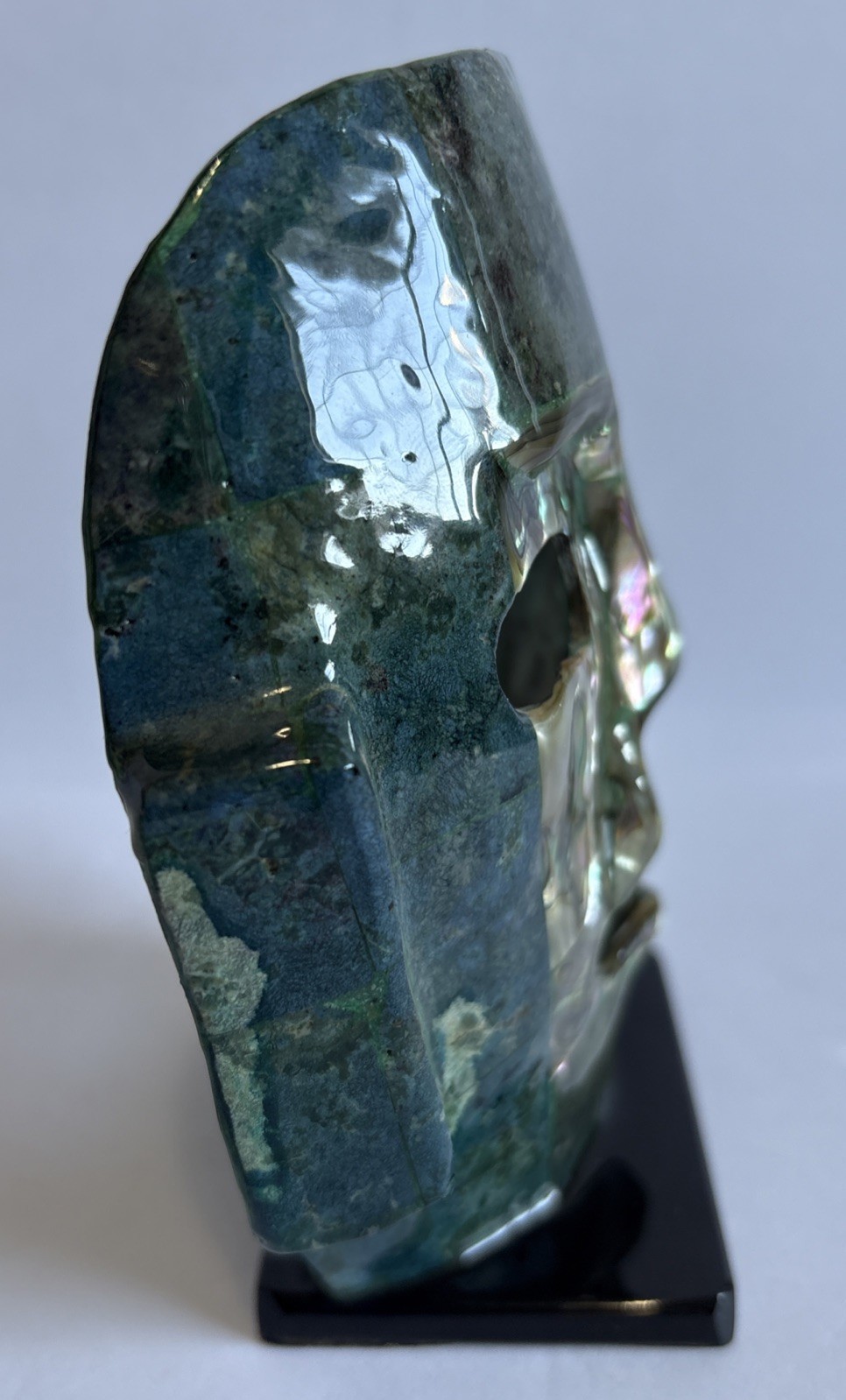 Mexican Art Mayan Aztec Mother Pearl Turquoise Abalone Burial Death Mask