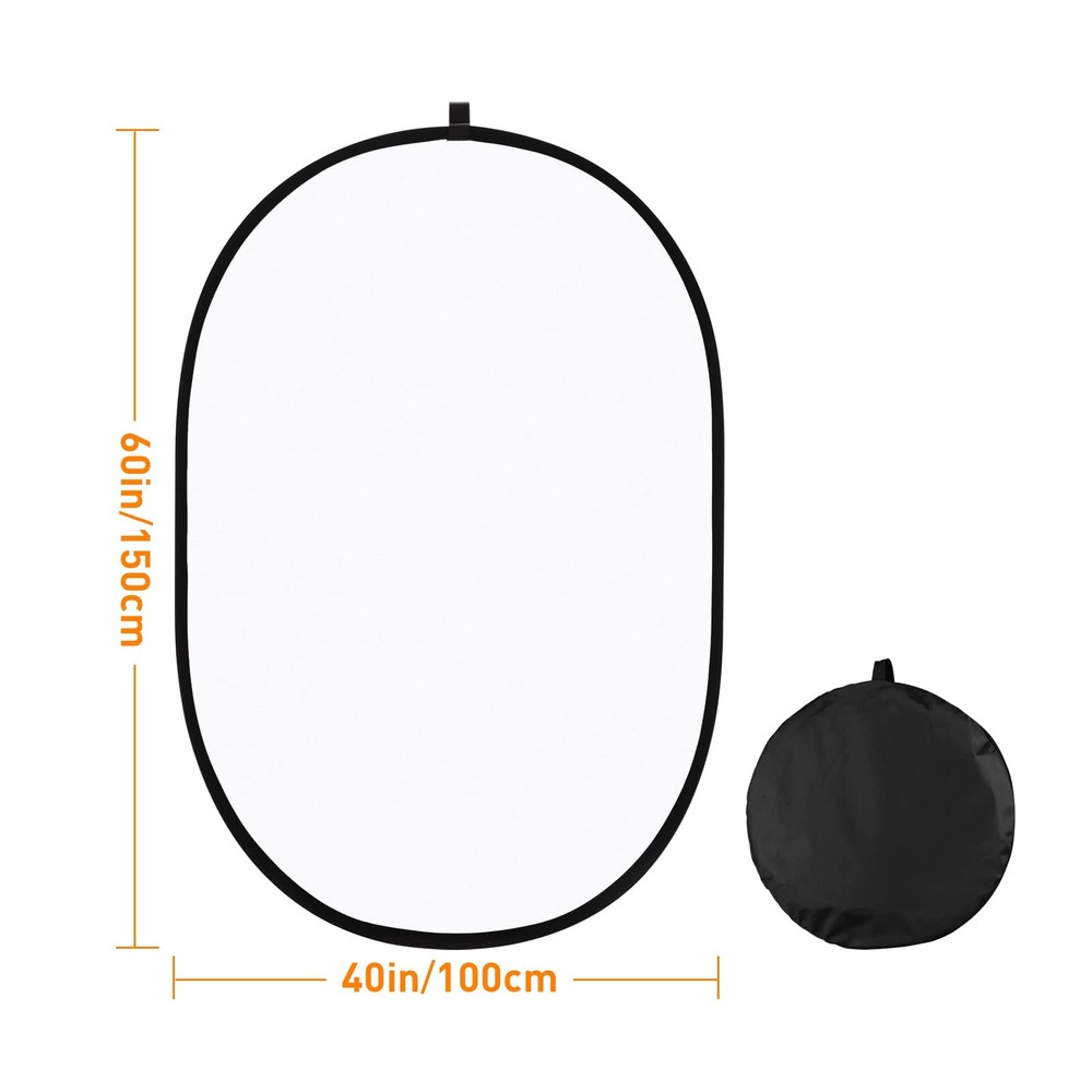 40"x60" Soft Light Diffuser Collapsible Pop Out Reflector Panel Lighting Diff...
